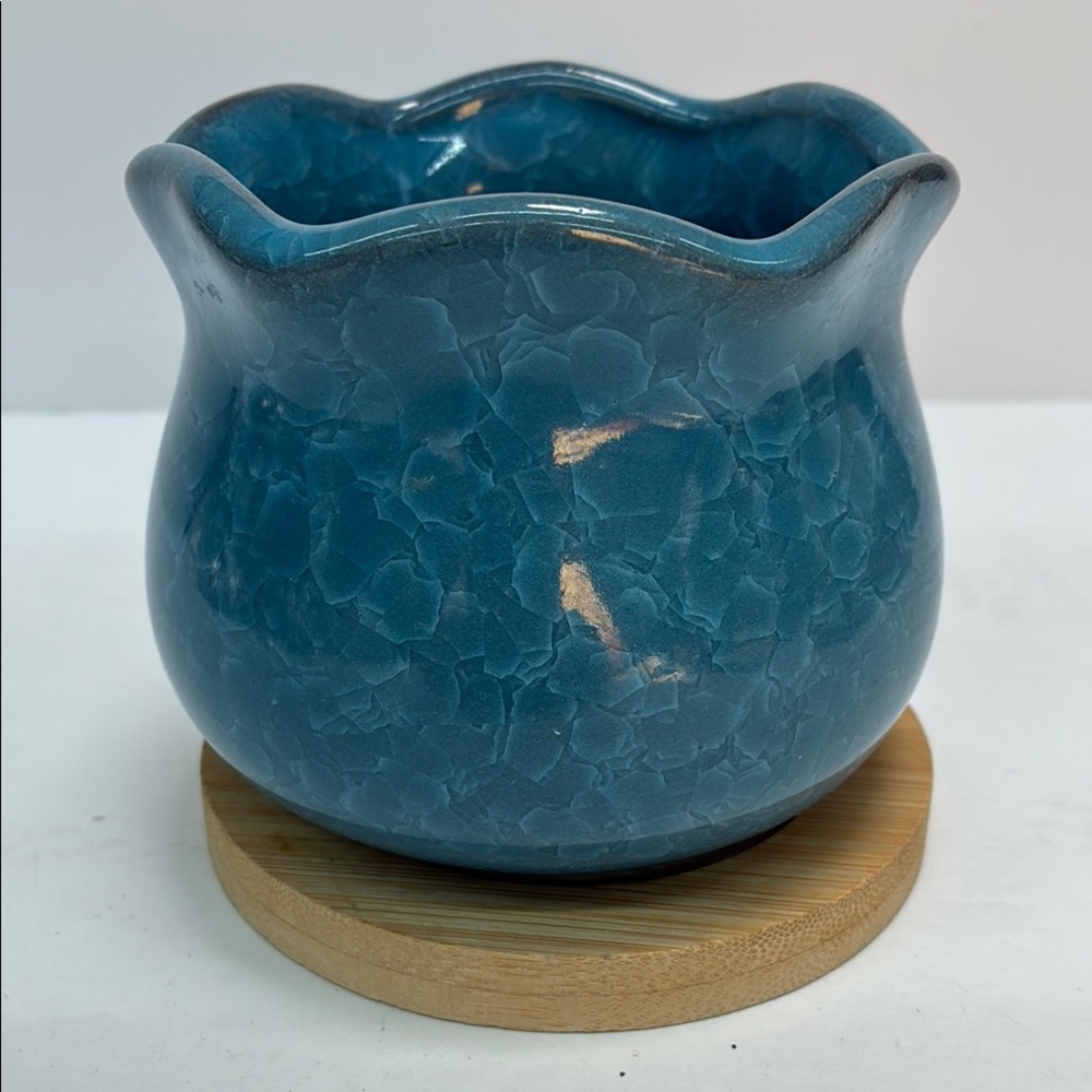 Blue Ceramic Pot